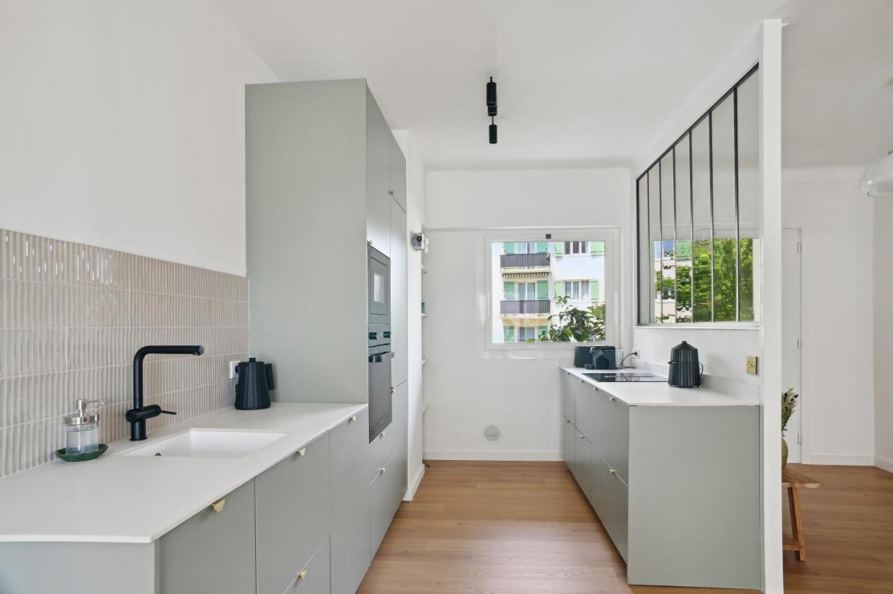 Designer Flat, Luxurious, Close From Palais, Terrasse, Private Garage, Air Conditoning カンヌ エクステリア 写真