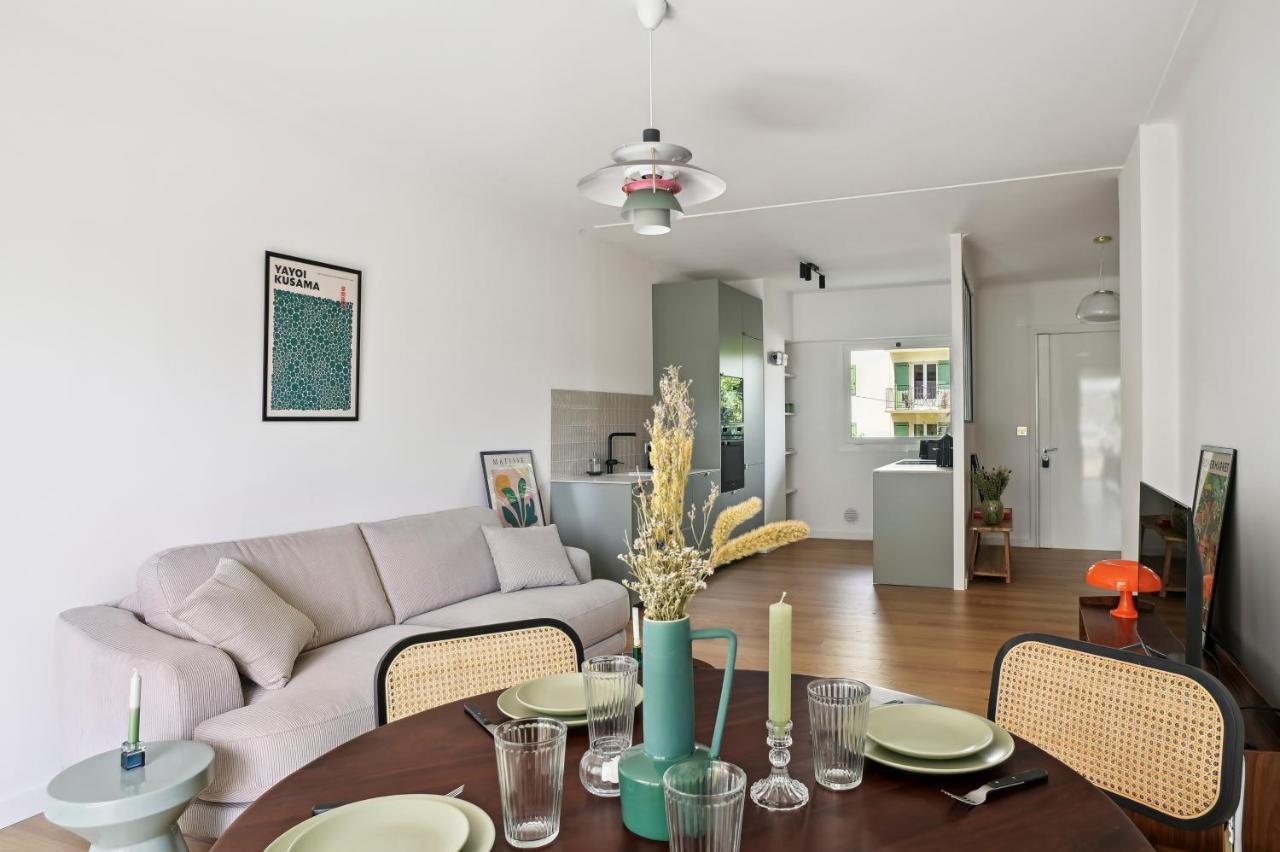 Designer Flat, Luxurious, Close From Palais, Terrasse, Private Garage, Air Conditoning カンヌ エクステリア 写真