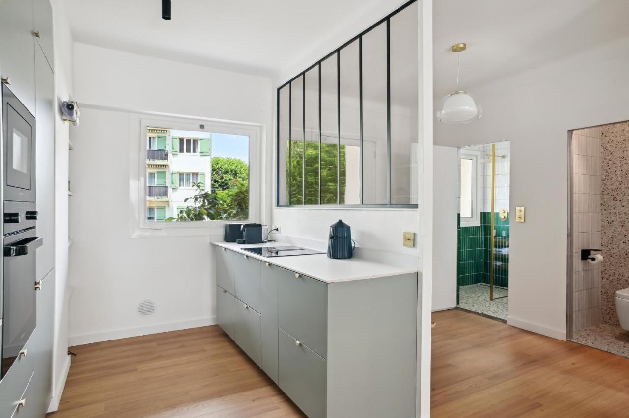 Designer Flat, Luxurious, Close From Palais, Terrasse, Private Garage, Air Conditoning カンヌ エクステリア 写真